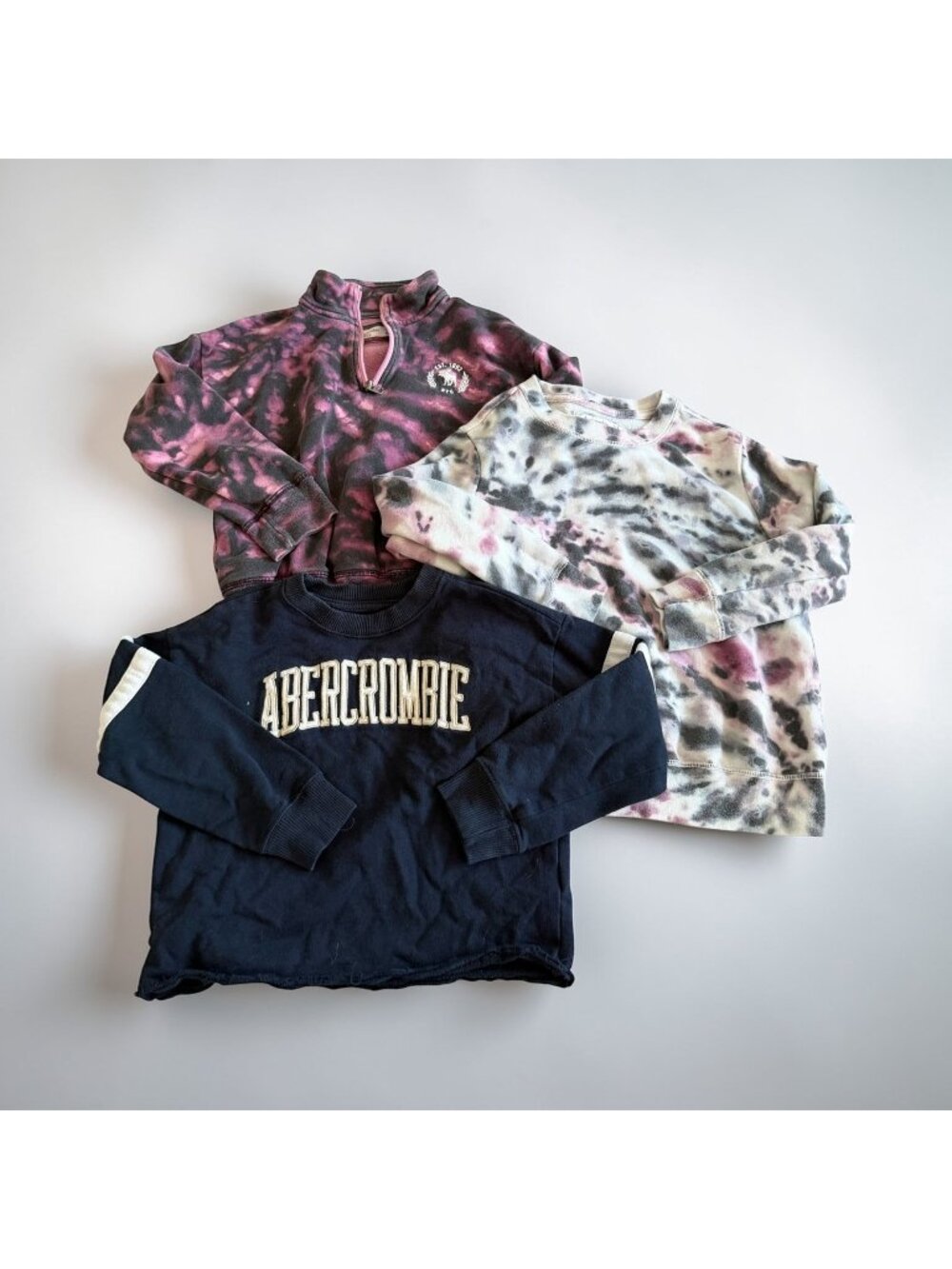 ABERCROMBIE KIDS Lot of 3 Girls Sweatshirts Size 7/8